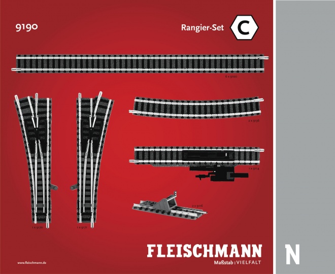 Track pack. Shunter Set C<br /><a href='images/pictures/Fleischmann/Fleischmann-9190.jpg' target='_blank'>Full size image</a>